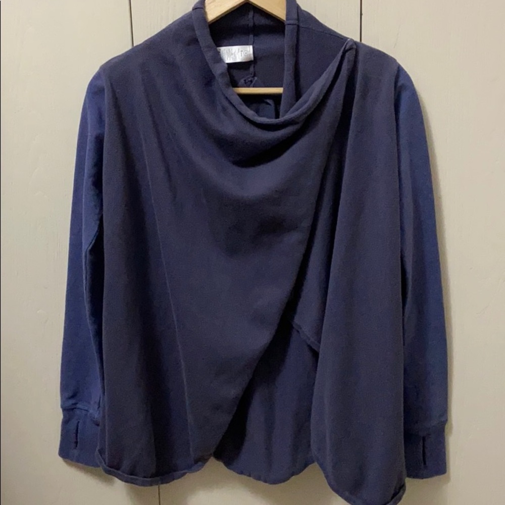 Ivivva Dark Grey and Blue Knit Sweater